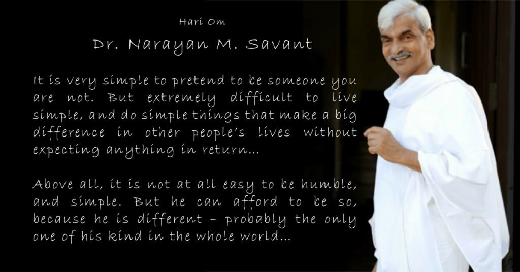 Dr. Narayan Savant ‘Guru ji’ 1