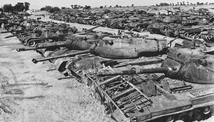 Pattonnagar: The graveyard of Pakistani Patton tanks; decimated by Indian Centurions(Image: India Times)