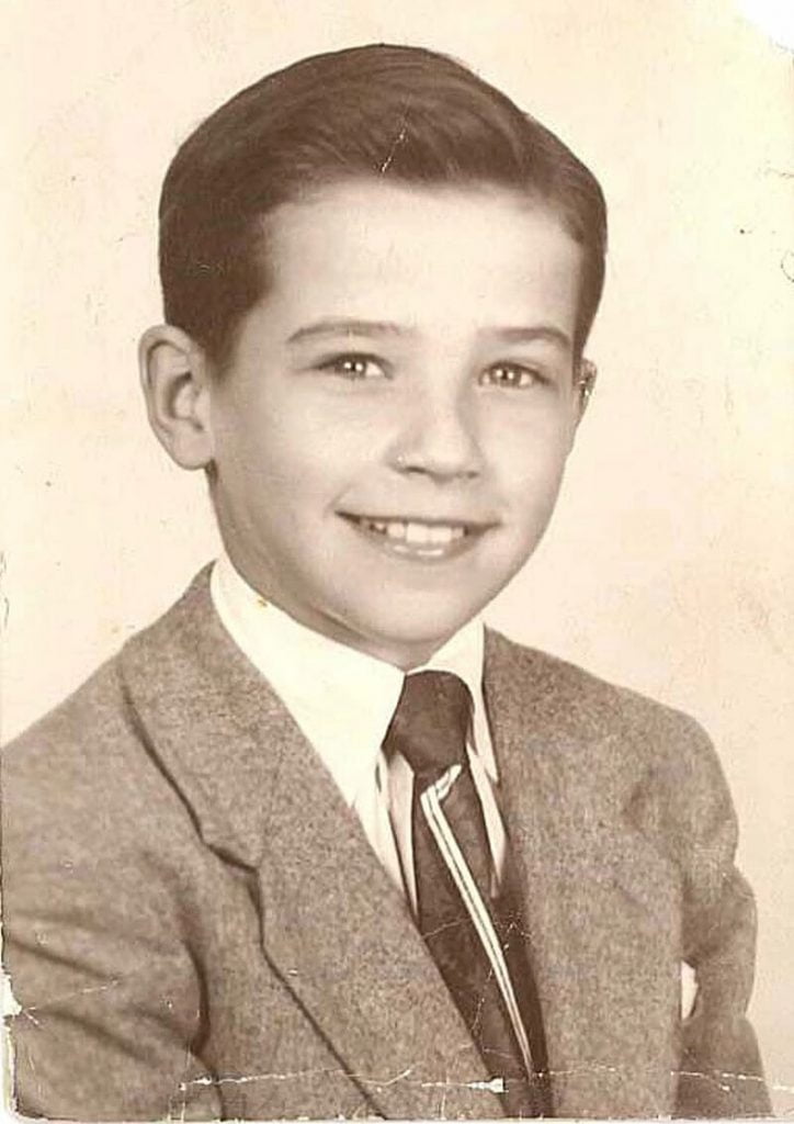 President Joe Biden at the age of 10 years
