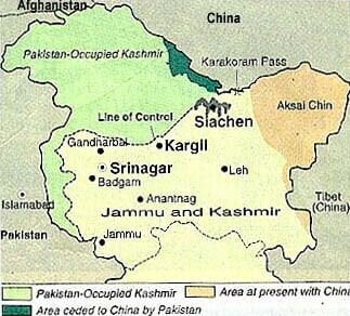 Kargil map