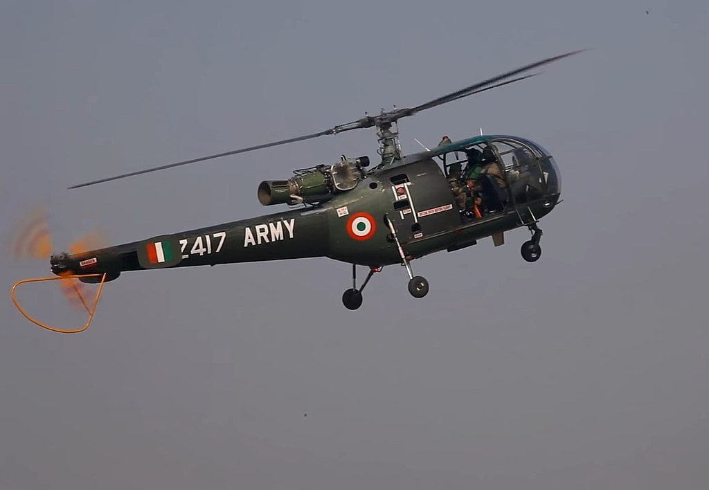 helicopter in Kargil