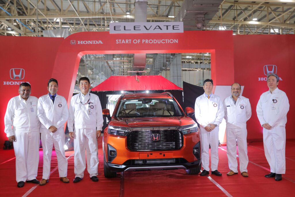 Honda Cars begins production of its mid-size SUV Honda Elevate