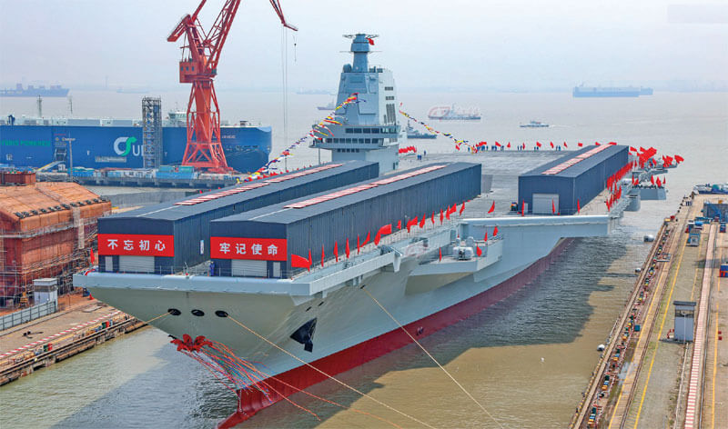 Fujian China’s third aircraft carrier - a new threat to India