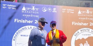 Beyond the Call of Duty: DIG Mohsen Shahedi Runs One of the World’s Highest Ultramarathons